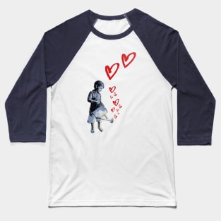 Banksy-style Urban Street Art: Child Love Baseball T-Shirt